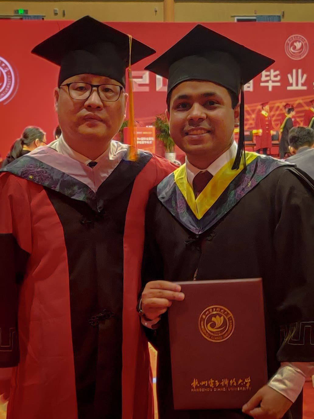 Graduation day moment 11 featuring Hasnat Jani Rafin and university celebration
