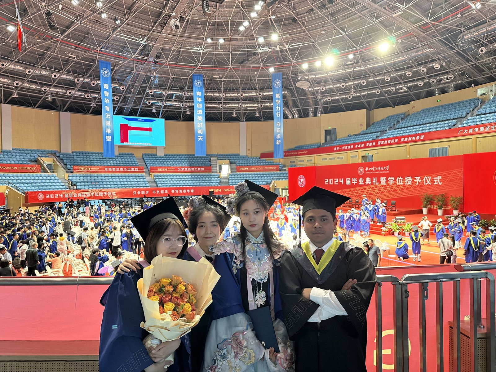 Graduation day moment 9 featuring Hasnat Jani Rafin and university celebration